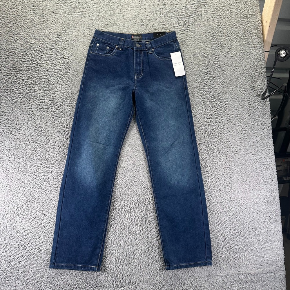 Northpoint Apparel Jeans Girls 16 Blue Cotton Denim Straight Leg Travel Faded